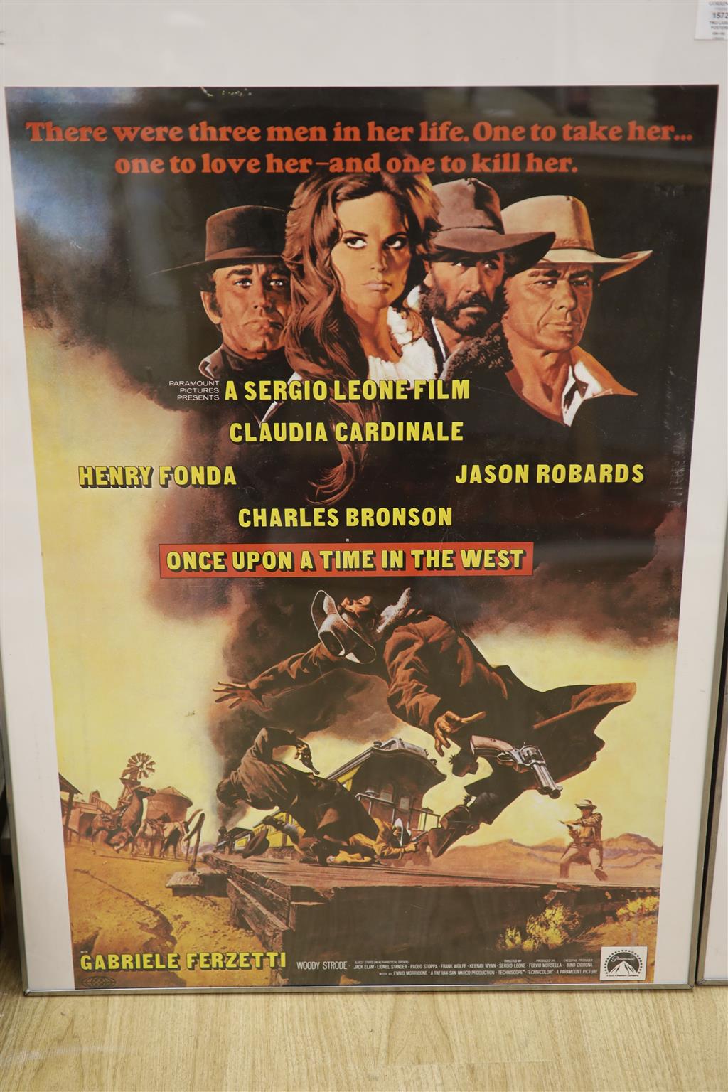 Two large posters, Western films